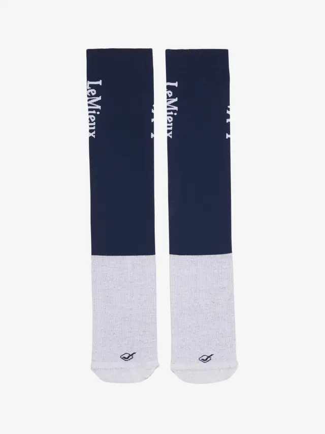 LeMieux Competition Sock Twin Pack Navy - Image 2