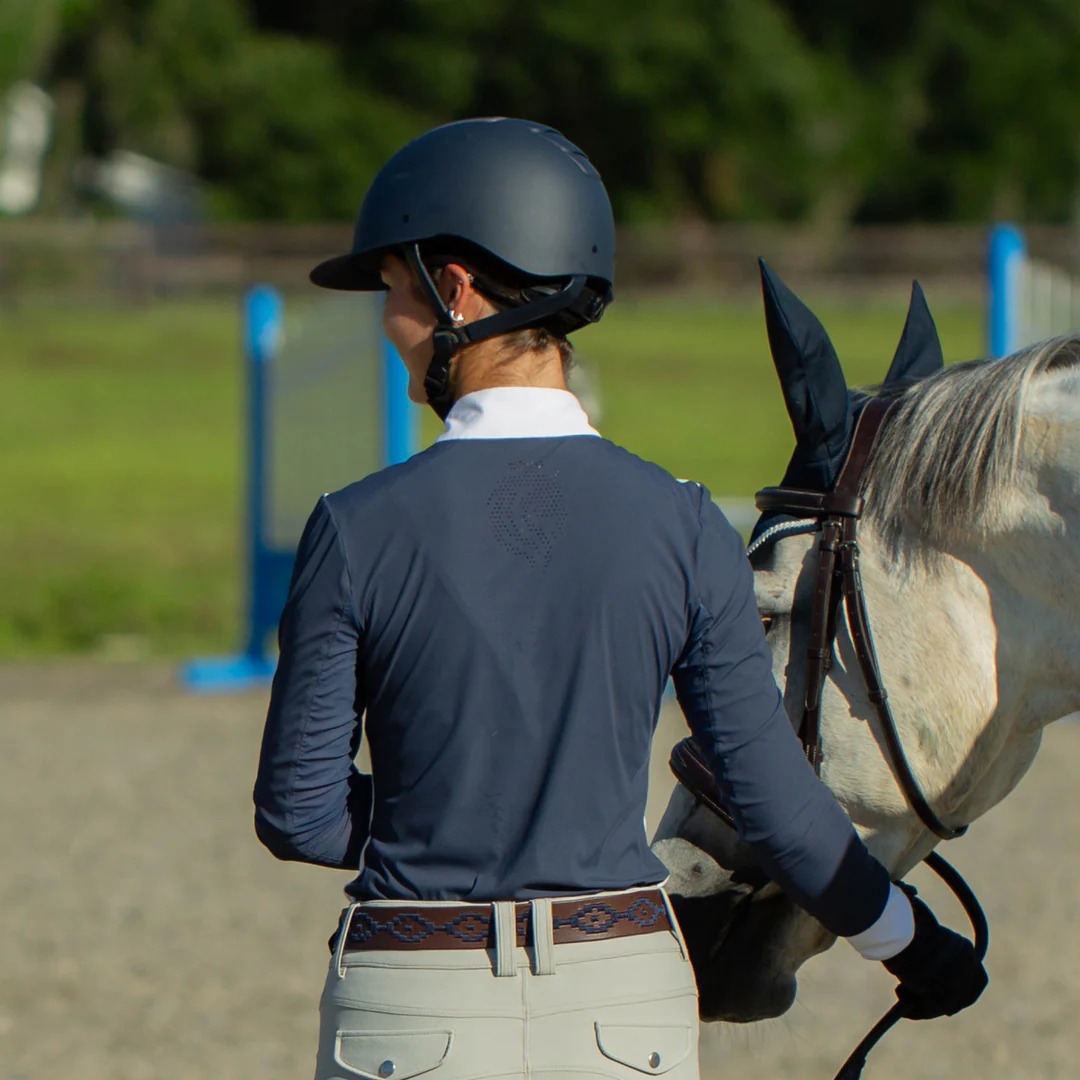 Equinavia Crown MIPS Helmet Navy/Gold - Image 7