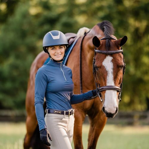 Equinavia Crown MIPS Helmet Navy/Gold - Image 9