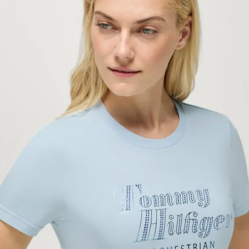 Alternative view of Tommy Hilfiger Malibu Rhinestone T-Shirt Sweet Blue