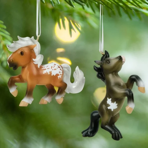 Alternative view of Breyer Stablemates 2026 Mini Ornament Set-Fireheart and Mauvelous