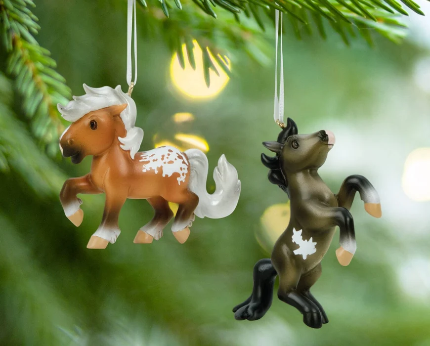 Breyer Stablemates 2026 Mini Ornament Set-Fireheart and Mauvelous - Image 2
