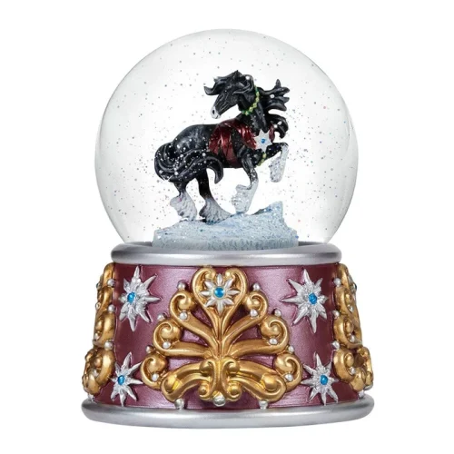 Breyer Stablemates 2026 Holiday Musical Snow Globe-Star of Winter