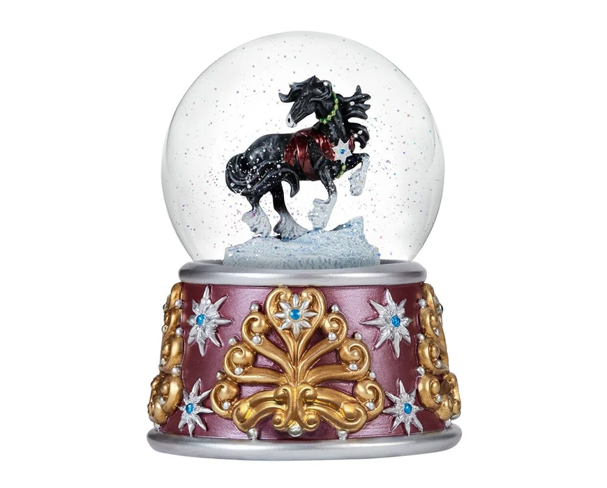Breyer Stablemates 2026 Holiday Musical Snow Globe-Star of Winter
